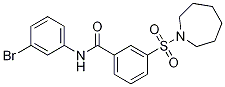 3-(azepan-1-ylsulfonyl)-N-(3-broMophenyl)benzaMide CAS#: 420831-40-9