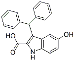 3-benzhydryl-5-hydroxy-1H-indole-2-carboxylic acid CAS#: 53924-10-0