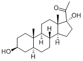 3-beta,17-alpha-dihydroxy-5-alpha-pregnan-20-one CAS#: 570-54-7