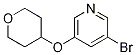 3-bromo-5-(tetrahydro-2H-pyran-4-yloxy)pyridine CAS#: 422557-23-1