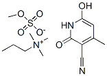 [3-cyano-6-hydroxy-4-methyl-2-oxo-(2H)-pyridine-1-propyl](trimethyl)ammonium methyl sulphate CAS#: 51301-35-0