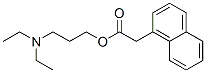 3-diethylaminopropyl 2-naphthalen-1-ylacetate CAS#: 5437-28-5