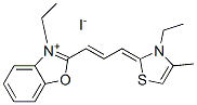 3-ethyl-2-[3-(3-ethyl-4-methyl-3H-thiazol-2-ylidene)prop-1-enyl]benzoxazolium iodide CAS#: 51943-58-9