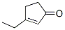 3-ethylcyclopent-2-en-1-one CAS#: 5682-69-9