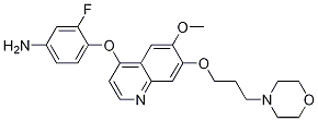 3-fluoro-{4-[(6-(Methyloxy)-7-{[3-(4-Morpholinyl)propyl]oxy}-4-quinolinyl)oxy]phenyl}aMine CAS#: 479690-10-3
