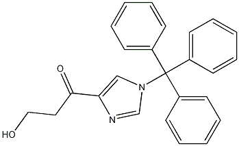 3-hydroxy-1-(1-trityl-1H-imidazol-4-yl)propan-1-one CAS#: 426219-42-3