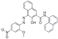 3-hydroxy-4-[(2-methoxy-4-nitrophenyl)azo]-N-naphthylnaphthalene-2-carboxamide CAS#: 6407-71-2