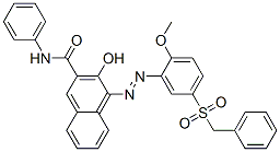 3-hydroxy-4-[[2-methoxy-5-[(phenylmethyl)sulfonyl]phenyl]azo]-N-phenyl-2-Naphthalenecarboxamide CAS#: 57301-22-1