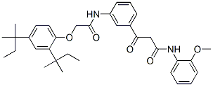 3-[m-[[(2,4-di-tert-pentylphenoxy)acetyl]amino]phenyl]-N-(o-methoxyphenyl)-3-oxopropionamide CAS#: 5355-37-3
