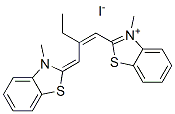 3-methyl-2-[2-[(3-methyl-3H-benzothiazol-2-ylidene)methyl]but-1-enyl]benzothiazolium iodide CAS#: 47450-63-5
