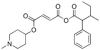 3-methyl-2-phenylvaleroyl 1-methyl-4-piperidyl fumarate CAS#: 635-32-5