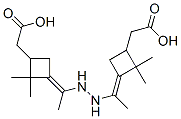 3,3'-[1,1'-(Hydrazine-1,2-diylidene)diethyl]bis[2,2-dimethylcyclobutane-1-acetic acid] CAS#: 5422-97-9