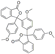 3,3'-(4-Methoxy-1,3-phenylene)bis[3-(4-methoxyphenyl)isobenzofuran-1(3H)-one] CAS#: 55429-18-0