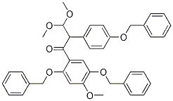 3,3-DiMethoxy-1-[5-Methoxy-1,4-bis(phenylMethoxy)phenyl]-2-[4-(phenylMethoxy)phenyl]-1-propanone CAS#: 58115-19-8