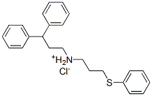 (3,3-diphenylpropyl)[3-(phenylthio)propyl]ammonium chloride CAS#: 49566-00-9