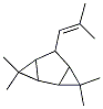 3,3,7,7-Tetramethyl-5-(2-methyl-1-propenyl)tricyclo[4.1.0.02,4]heptane CAS#: 56348-21-1