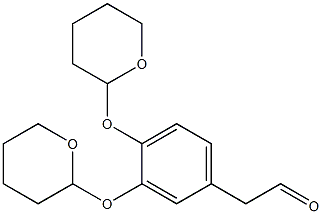 3,4-Bis[(tetrahydro-2H-pyran-2-yl)oxy]benzeneacetaldehyde CAS#: 582289-85-8