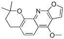 3,4-Dihydro-7-methoxy-2,2-dimethyl-2H-furo[2,3-b]pyrano[3,2-h]quinoline CAS#: 52617-28-4