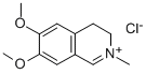 3,4-dihydro-6,7-dimethoxy-2-methylisoquinolinium chloride CAS#: 553-28-6