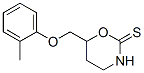 3,4,5,6-Tetrahydro-6-(o-tolyloxymethyl)-2H-1,3-oxazine-2-thione CAS#: 57841-33-5