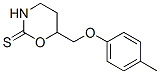 3,4,5,6-Tetrahydro-6-(p-tolyloxymethyl)-2H-1,3-oxazine-2-thione CAS#: 57841-31-3