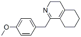 3,4,5,6,7,8-hexahydro-1-[(4-methoxyphenyl)methyl]isoquinoline CAS#: 51072-35-6