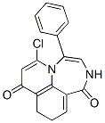3,4,6,7-Tetrahydro-10-chloro-1-phenyl-8H-pyrido[3,2,1-jk][1,4]benzodiazepine-4,8-dione CAS#: 53491-50-2