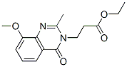 3(4H)-Quinazolinepropanoic  acid,  8-methoxy-2-methyl-4-oxo-,  ethyl  ester CAS#: 54905-83-8