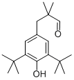 3,5-BIS(1,1-DIMETHYLETHYL)-4-HYDROXY-ALPHA,ALPHA-DIMETHYLBENZENEPROPANAL CAS#: 56189-68-5