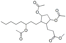 3,5-Bis(acetyloxy)-2-[3-(acetyloxy)octyl]cyclopentanepropanoic acid methyl ester CAS#: 55401-45-1