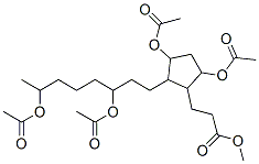 3,5-Bis(acetyloxy)-2-[3,7-bis(acetyloxy)octyl]cyclopentanepropanoic acid methyl ester CAS#: 55760-03-7