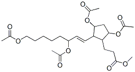 3,5-Bis(acetyloxy)-2-[3,8-bis(acetyloxy)-1-octenyl]cyclopentanepropanoic acid methyl ester CAS#: 55760-00-4