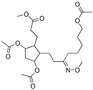 3,5-Bis(acetyloxy)-2-[8-(acetyloxy)-3-(methoxyimino)octyl]cyclopentanepropanoic acid methyl ester CAS#: 55759-99-4
