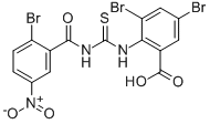 3,5-DIBROMO-2-[[[(2-BROMO-5-NITROBENZOYL)AMINO]THIOXOMETHYL]AMINO]-BENZOIC ACID CAS#: 532943-71-8