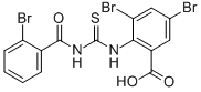 3,5-DIBROMO-2-[[[(2-BROMOBENZOYL)AMINO]THIOXOMETHYL]AMINO]-BENZOIC ACID CAS#: 532948-97-3