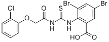 3,5-DIBROMO-2-[[[[(2-CHLOROPHENOXY)ACETYL]AMINO]THIOXOMETHYL]AMINO]-BENZOIC ACID CAS#: 532386-89-3