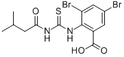 3,5-DIBROMO-2-[[[(3-METHYL-1-OXOBUTYL)AMINO]THIOXOMETHYL]AMINO]-BENZOIC ACID CAS#: 532949-19-2