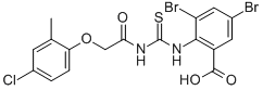 3,5-DIBROMO-2-[[[[(4-CHLORO-2-METHYLPHENOXY)ACETYL]AMINO]THIOXOMETHYL]AMINO]-BENZOIC ACID CAS#: 532952-12-8