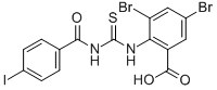 3,5-DIBROMO-2-[[[(4-IODOBENZOYL)AMINO]THIOXOMETHYL]AMINO]-BENZOIC ACID CAS#: 532418-03-4