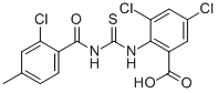 3,5-DICHLORO-2-[[[(2-CHLORO-4-METHYLBENZOYL)AMINO]THIOXOMETHYL]AMINO]-BENZOIC ACID CAS#: 532937-03-4