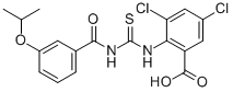 3,5-DICHLORO-2-[[[[3-(1-METHYLETHOXY)BENZOYL]AMINO]THIOXOMETHYL]AMINO]-BENZOIC ACID CAS#: 532430-88-9