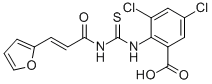 3,5-DICHLORO-2-[[[[3-(2-FURANYL)-1-OXO-2-PROPENYL]AMINO]THIOXOMETHYL]AMINO]-BENZOIC ACID CAS#: 532422-41-6