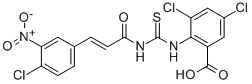3,5-DICHLORO-2-[[[[3-(4-CHLORO-3-NITROPHENYL)-1-OXO-2-PROPENYL]AMINO]THIOXOMETHYL]AMINO]-BENZOIC ACID CAS#: 532981-86-5