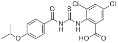 3,5-DICHLORO-2-[[[[4-(1-METHYLETHOXY)BENZOYL]AMINO]THIOXOMETHYL]AMINO]-BENZOIC ACID CAS#: 535966-78-0