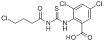 3,5-DICHLORO-2-[[[(4-CHLORO-1-OXOBUTYL)AMINO]THIOXOMETHYL]AMINO]-BENZOIC ACID CAS#: 532979-53-6