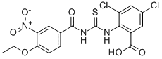 3,5-DICHLORO-2-[[[(4-ETHOXY-3-NITROBENZOYL)AMINO]THIOXOMETHYL]AMINO]-BENZOIC ACID CAS#: 535958-11-3