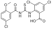 3,5-DICHLORO-2-[[[(5-CHLORO-2-METHOXYBENZOYL)AMINO]THIOXOMETHYL]AMINO]-BENZOIC ACID CAS#: 531544-54-4