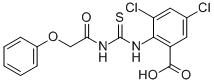 3,5-DICHLORO-2-[[[(PHENOXYACETYL)AMINO]THIOXOMETHYL]AMINO]-BENZOIC ACID CAS#: 531542-98-0