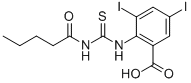 3,5-DIIODO-2-[[[(1-OXOPENTYL)AMINO]THIOXOMETHYL]AMINO]-BENZOIC ACID CAS#: 586391-25-5