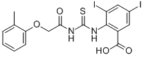 3,5-DIIODO-2-[[[[(2-METHYLPHENOXY)ACETYL]AMINO]THIOXOMETHYL]AMINO]-BENZOIC ACID CAS#: 532947-52-7